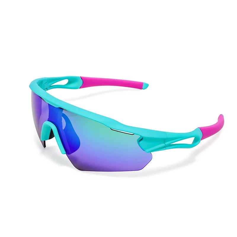 HUBO Custom Design Road Bike Sunglasses Cycling Glasses with Interchangeable Lens and Polarized TR90 Frame Sports Eyewear