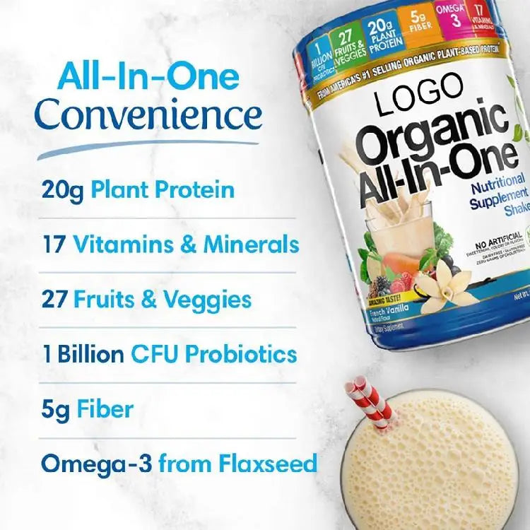 OEM ODM Wholesale Natural Organic Plant Protein Superfood Shakes Smoothies Protein Powder