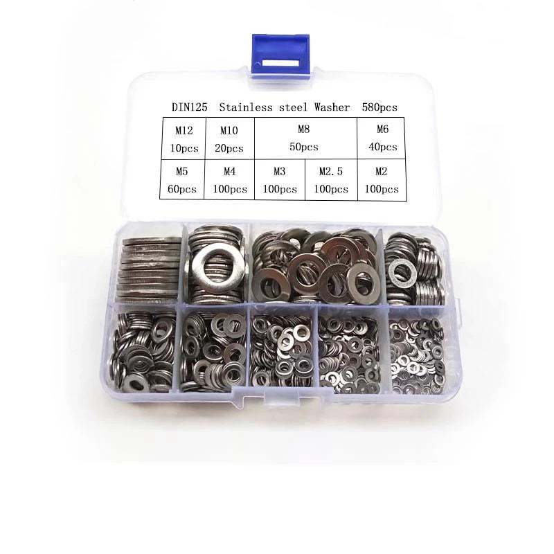 OEM M20 Stainless Steel Flat Washer Kit 3mm Flat Washer Set for Industrial Use