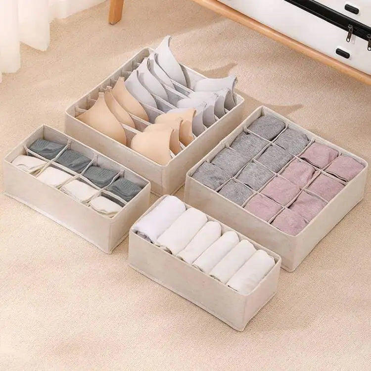 Drawers Clothes Organizer Closet Portable Wardrobe Women's Clothes Storage Boxes for Clothing Packaging
