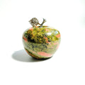 DIY Good Design Natural  Healing Crystal  DIY Crystal Unakite Apples  Ornament for Home Office Decoration Sale