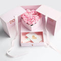 Wholesale Gift Box Square Shape Birthday Gift Lipstick Cosmetic Flower Bouquet Boxes with Drawer