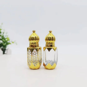 6ml Gold Refillable Oud Parfum Arabic Dubai Essential Oil Perfume Roller on Bottle for Sale