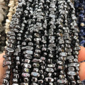 No Tarnish Natural Stone Original Color Stabilized Irregular Shape Hematite Chip Beads Strand 15.5 Inch for Jewelry Making