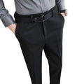 Customization Business Casual Trousers Elastic Drawstring Waisted Men'S Pure Suit Men Fashion Pants