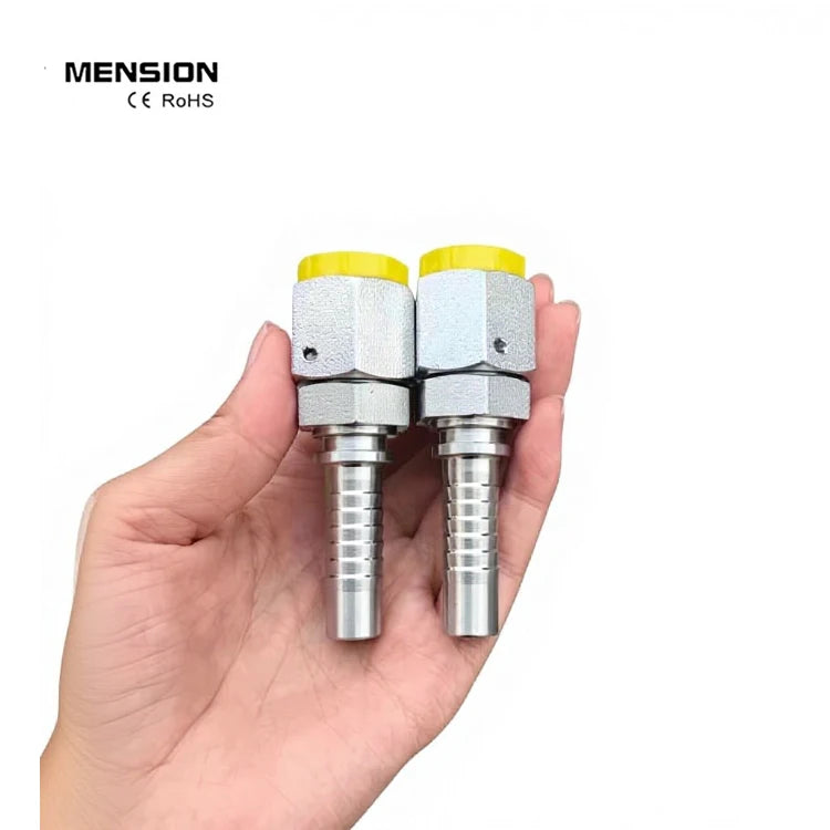 CE Certificate Factory Sale 20411-W Metric Female 24 Degree Cone O-Ring Swaged Hydraulic Hose Fitting Light Series Crimp Hose