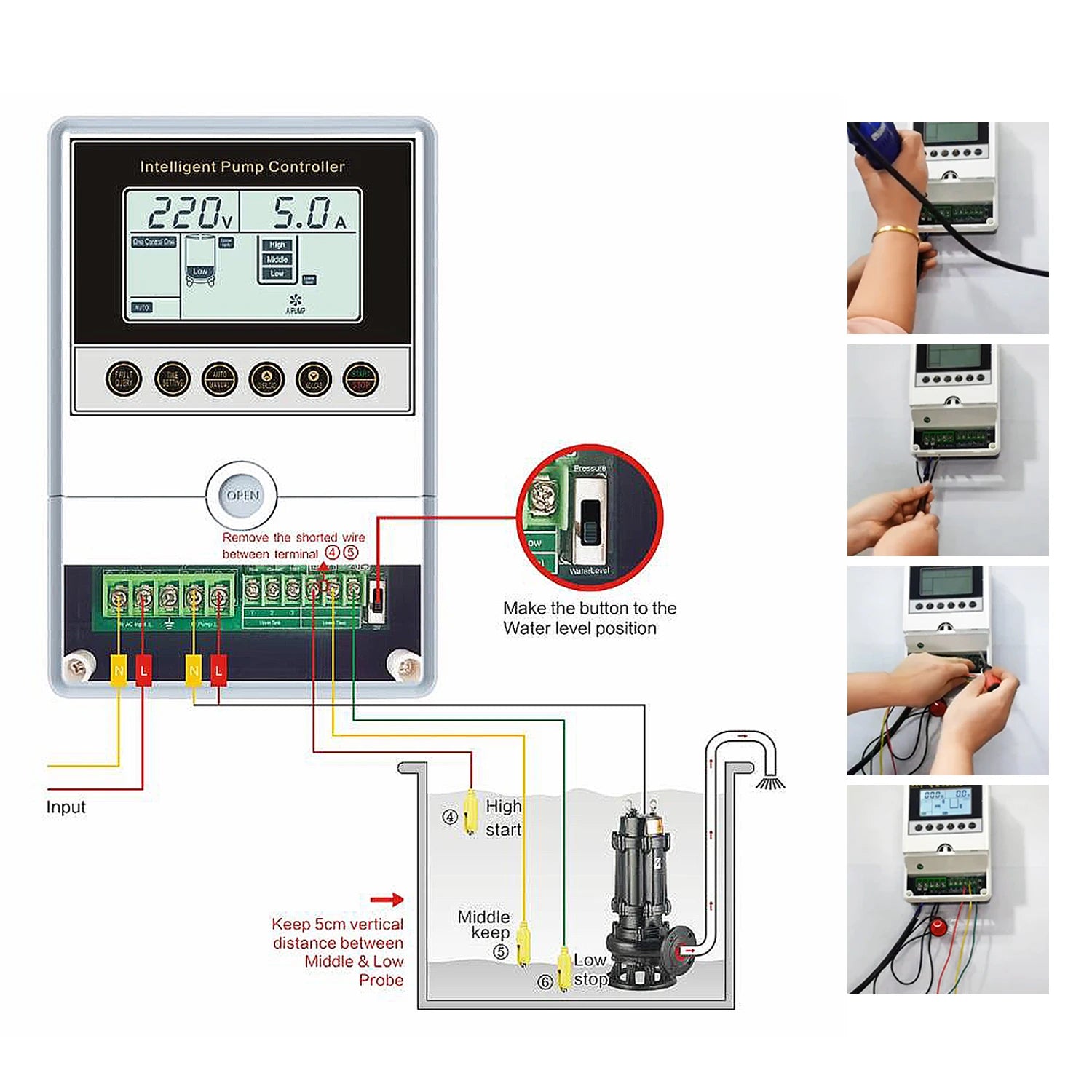 Agricultural Irrigation Urban Water Supply Intelligent Pump Control and protection Device