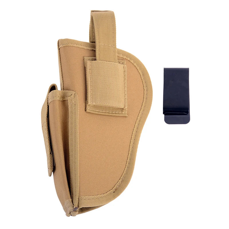 Men's New MOLLE Universal Hidden Waist Sleeve Tactical Small Tool Bags Quick Pull Outdoor Zipper Closure