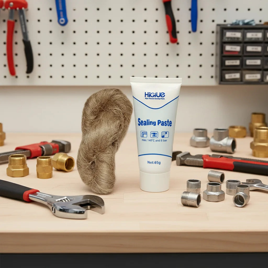 Pipe Seal Plumbers Hemp and Paste Set with Excellent Instant Sealing 65g 100g 250g 500g