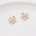 Hand Made High Quality Gold Plated Brass Daisy Windmill Pendant for Jewelry Findings