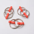 Flippy Roller Bike Chain Toys for Stress Relief Wholesale 30Mm Colorful Metal Hand Spinner Fidget Key Ring Promotional Toys