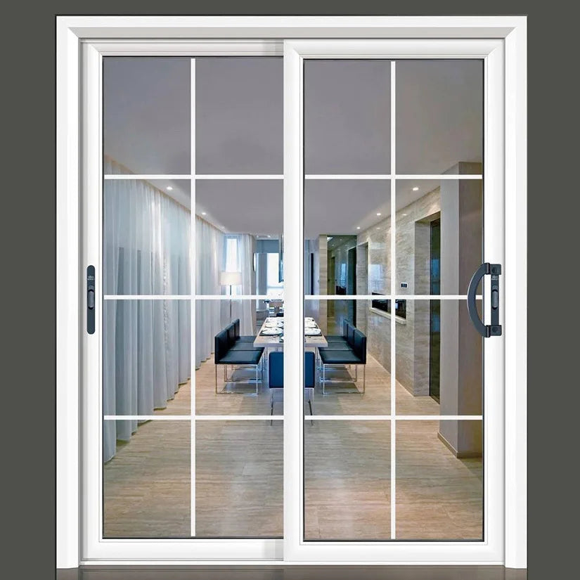 MY Cost-effective Customized Waterproof Warehouse Aluminum Sliding Glass Closet Doors Contemporary Design Finished Surface 5