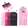 Hot Sale Wig Bags With Hair Hangers Custom Logo Portable PVC Non-woven Wig Storage Bags 29*60cm Transparent