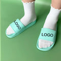2025 UK Hot Sale Fashion PVC Female Sandals Flat Summer Custom Slides slippers for Women and Ladies Beach Sliders Flip Flop