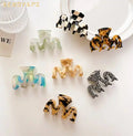 Wholesale Korean Fashion 6cm M-Shape Hair Accessories Tortoiseshell Acetate Geometric Hair Claws Clips for Women
