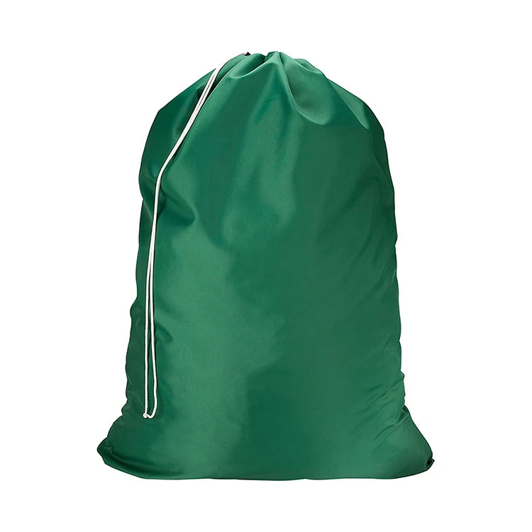 Portable Eco Friendly Foldable Sports Backpack with Shoe Compartment Gym Waterproof Polyester Small Drawstring Bags for Laundry