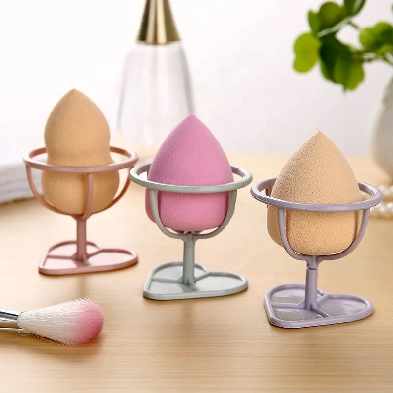 Sunland Luxury Custom Logo Egg Makeup Blender Eco-Friendly Latex Free Hydrophilic Polyurethane Beauty Sponge Facial Makeup