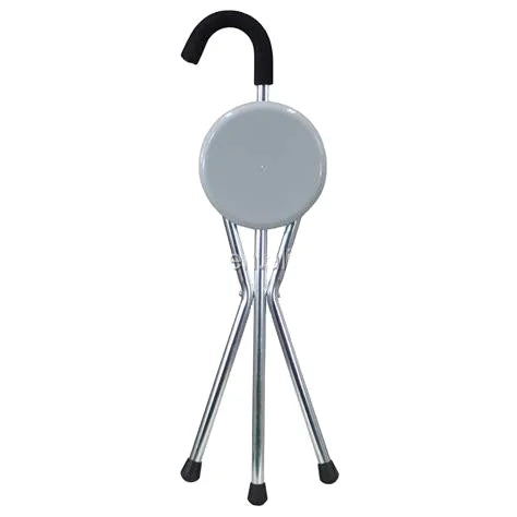 2025 Safebond Folding Seat Walking Stick with Chair Safebond Caning for Chair Seats Rehabilitation Therapy Supplies