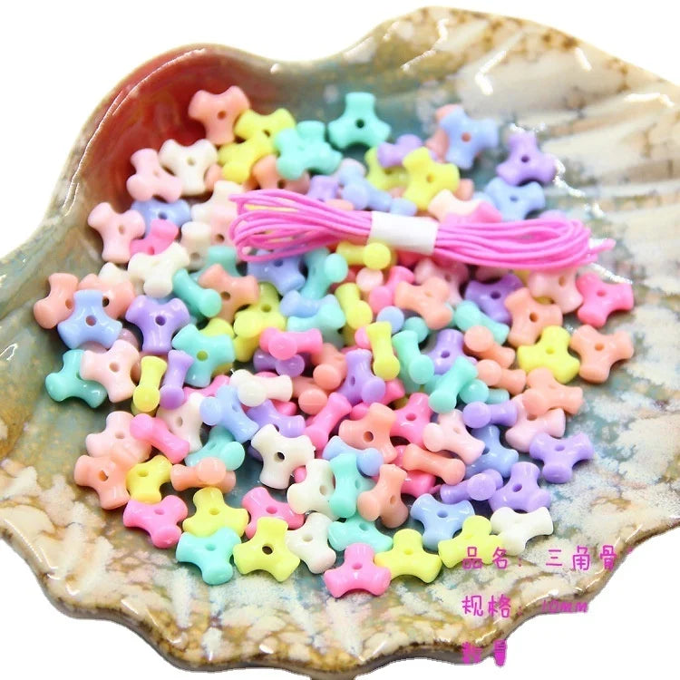 New Products Mixed Color Various Styles of Plastic Loose Beads for DIY Jewelry Making Accessories