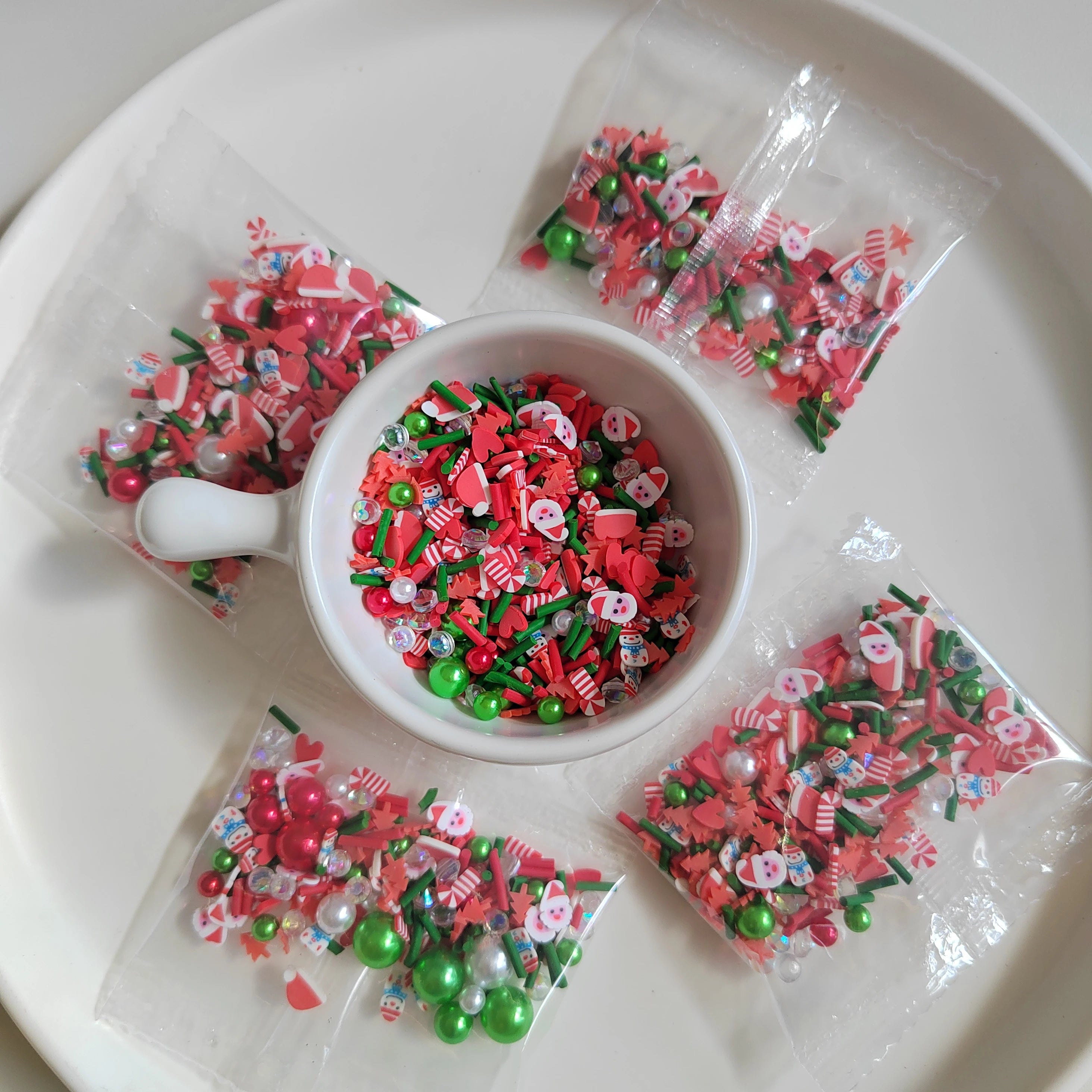 1kg Cute Handmade Mini Soft Clay Charms Adorable Cartoon Characters DIY Projects Slime Fillings Gift Ideas