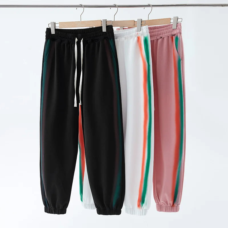 Dcy 2024 New Products Men Black Unisex Winter Waterproof Breathable Cotton Polyester Jogger Tracking Pants