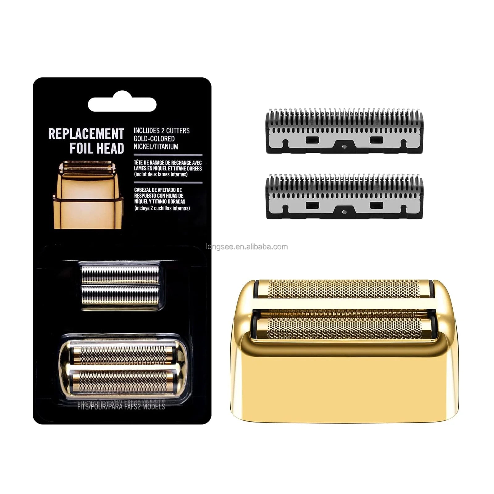 Barberology Barber FXFS2G Compatible High Grade Stainless Steel Safety Double Edge Blades Replacement Razor Blade Cutters