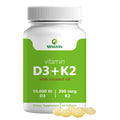 OEM/ODM Private Label Softgel 2-1 Complex 1000 IU Vitamin D3 Vitamin K2 Promote Calcium Absorption Bone Immune Health Adult