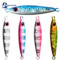 20g 30g 40g 60g 80g Metal Lead Bait Saltwater Luminous Jigbait Pesca Casting Jigging Fishing Lure Slow Pitch Metal Jig
