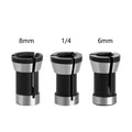 LAVIE Engraving Trimming Machine Collets 3pcs Set  Router Bits Woodworking Accessories MC04007