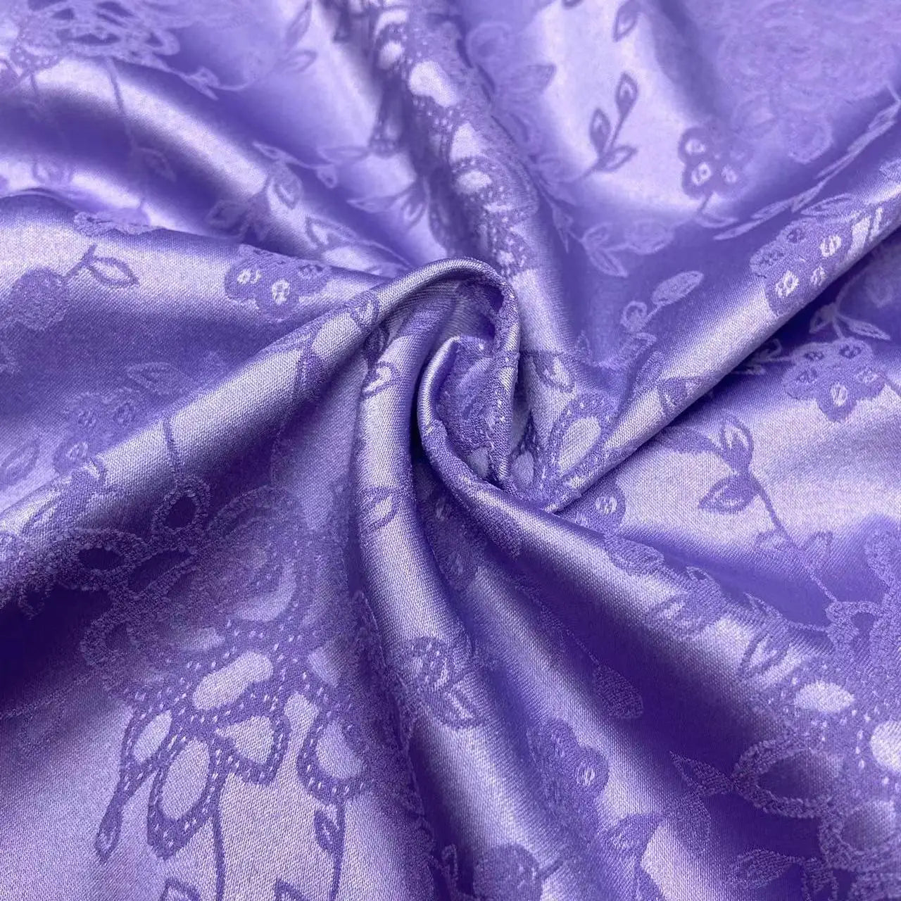 Eco-friendly Satin Fabric Roll Recycled Charmeuse Polyester Stretch Jacquard Satin Fabrics for Evening Dress