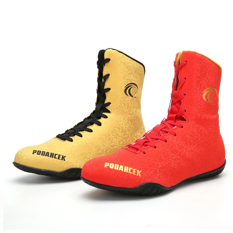 Wear Resistance Competition Shoes for Couple Wrestling Fighting Comfortable Men's Shoes Female's Training Shoes