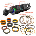 Rod Seal Hydraulic Cylinder Piston SPGO SPGW Selo Fiscal NBR PTFE FKM PU POM PA Piston Rod Seals