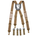 MELOTOUGH Khaki Tactical Suspenders Men Suspenders for Duty Belt with Durable Suspender Loop up