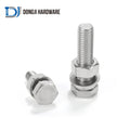 DongJi Din933 10.9 Plow Bolts Stainless Steel Bolt for Building Washer Gr5 Titanium Bolt for Bedroom Furniture