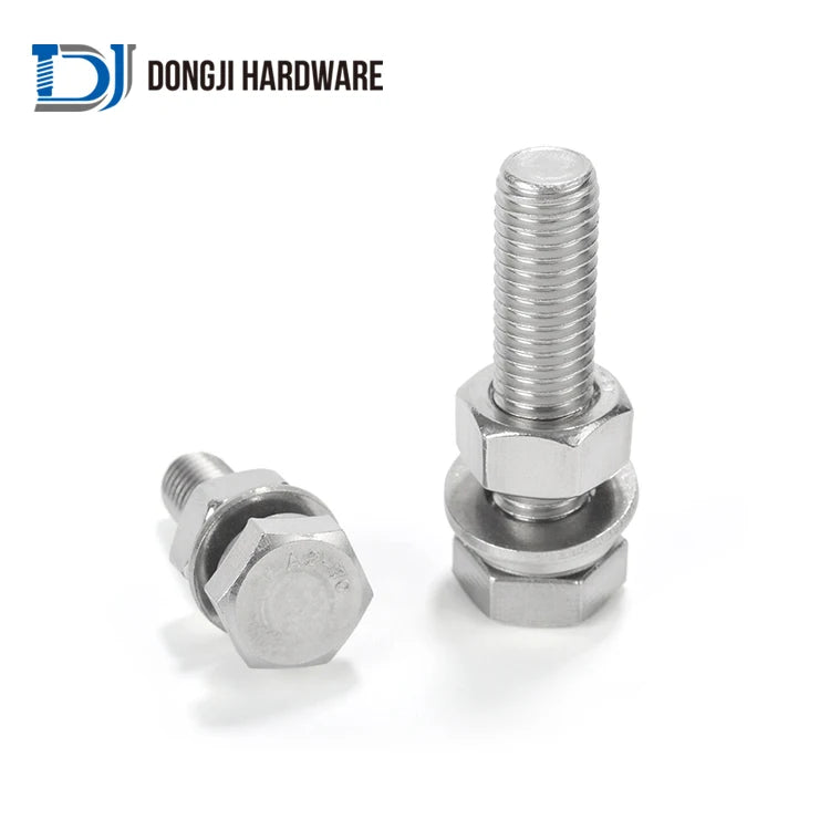 DongJi Din933 10.9 Plow Bolts Stainless Steel Bolt for Building Washer Gr5 Titanium Bolt for Bedroom Furniture