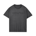 Men's 100% Cotton Jersey Heavyweight Embossed Plain Oversized Hip Hop Eco-Friendly t Shirt Drop Shoulder Designer Luxury White