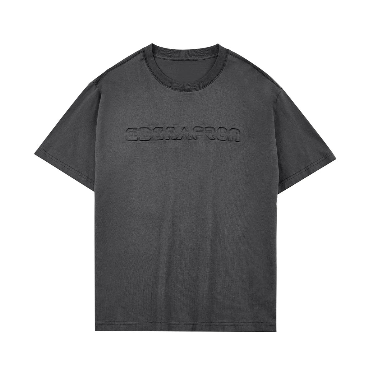 Men's 100% Cotton Jersey Heavyweight Embossed Plain Oversized Hip Hop Eco-Friendly t Shirt Drop Shoulder Designer Luxury White