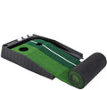 Golf Putting Green Mat for Indoor Outdoor Use with Auto Ball Return Mini Golf Practice for Home Office or Outdoors