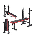 Wholesale Home Training Fitness Gym Workout Adjustable Squat Rack Dumbbell Bench Press Metal Foldable 200KG Capacity