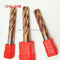 Customizable H7 Hard Monolithic Chucking Metal OEM Supported Straight Shank 6 Flute 65 HRC Carbide Alloy Reamer Milling Cutter