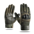 Custom Made Logo Men Combat Fullfinger Hard Knuckle Tactical Gear Gloves Tactical Gloves