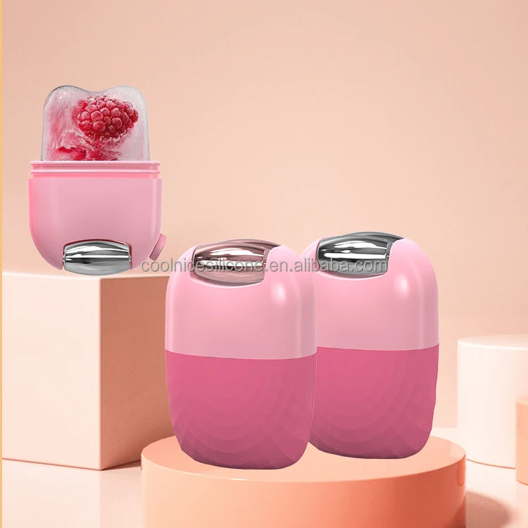 Glow Cube Mold Ice Roller Face Massager Ice Face Mini Face Ice Roller