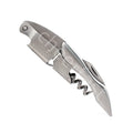 High Quality Metal Handle Spring Loaded Win Bottle Cork Screw Opener Stainless Steel Waiters Corkscrew Witn Serrated Foil Cutter