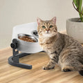 AFP Wholesale Adjustable 3 in 1 Elevated Pet Feeder Bowls Dogs Cats Feeder Raised Stainless Steel Pet Water Food Feeding Bowls