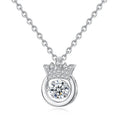 Reeti 925 Sterling Silver Crown Necklaces Pendants for Women Hot Fine Jewelry