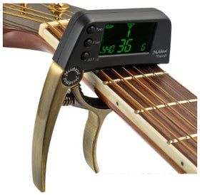 Aluminum Multi-Function Guitar Capo with Tuner