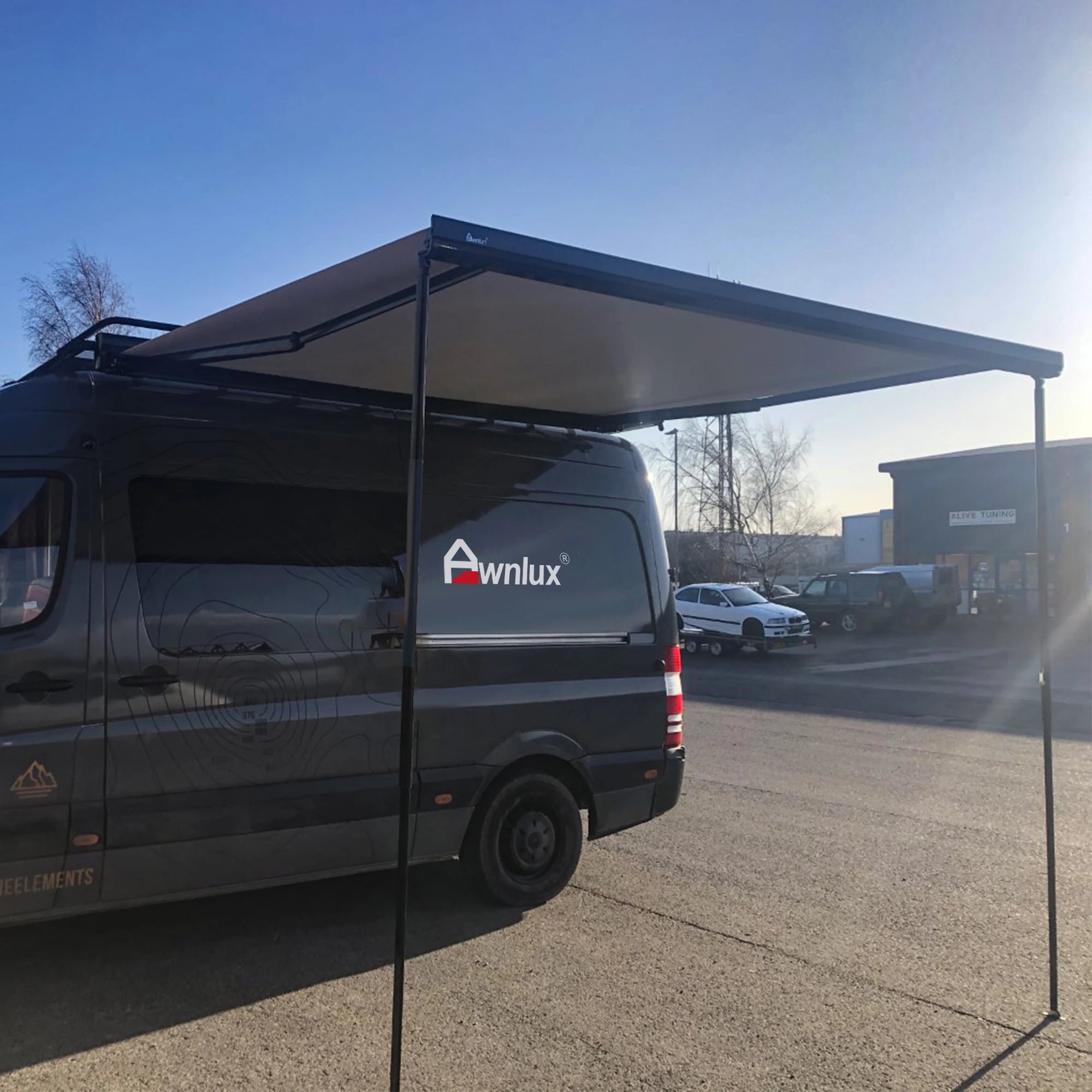 Awnlux Full Cassette Awning Motorhome Awnings for Sale on Ebay Rv Truck Pop Top Roof Van Awning for Motorhomes