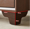 Solid Antique L-Shape Rubber Wood Furniture Legs for Night Stands Durable and Elegant From Vietnam Factory