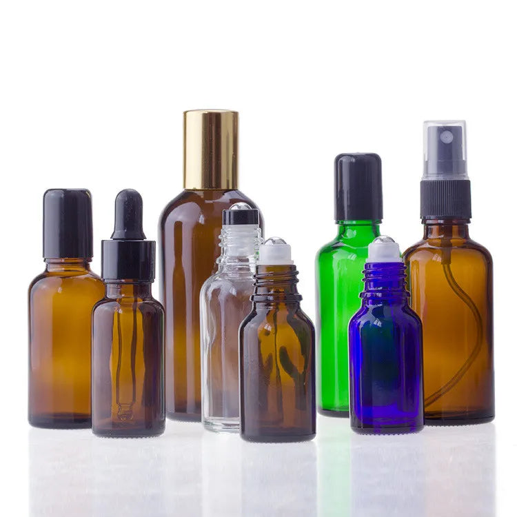In Stock 5ml 10ml 15ml 20ml 30ml 50ml 100ml Essential Oil Glass Roll on Bottle