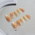 Holographic Emboss Firework Designs Shining Colorful Rainbow Adhesive Nail Art Sticker Decals